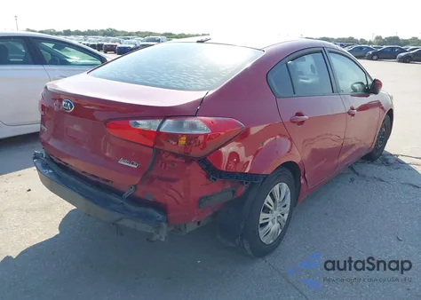 2016 Kia Forte Lx from USA, damaged, VIN KNAFK4A63G5492497